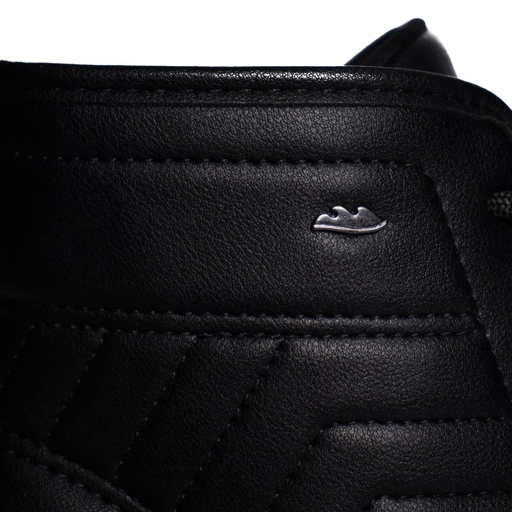 Bota Coturno Feminina Dakota com Costuras Preto Preto 5