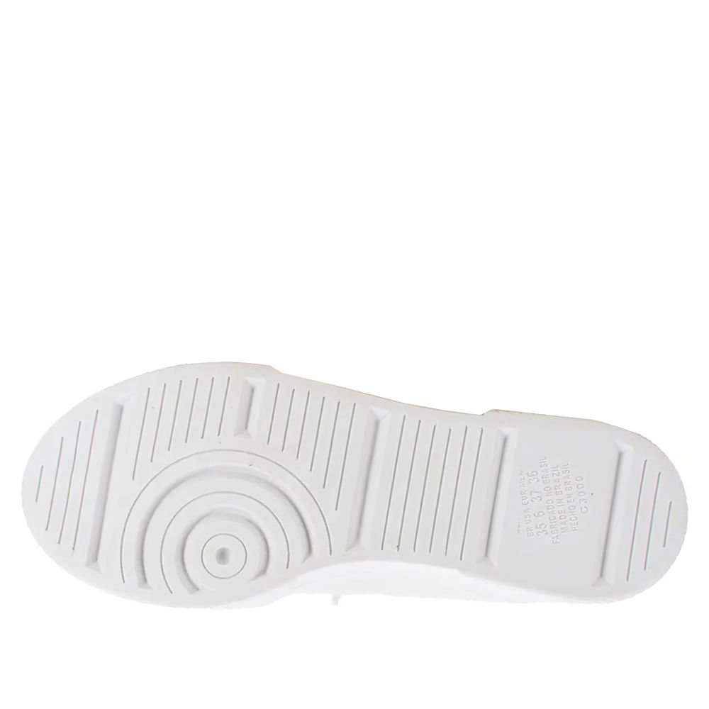 Tênis Feminino Kolosh Casual em Napa Branco Branco 2