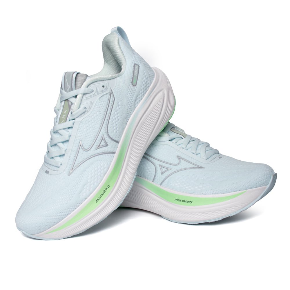 Tênis Feminino Mizuno Base Prime Azul Claro Azul 7
