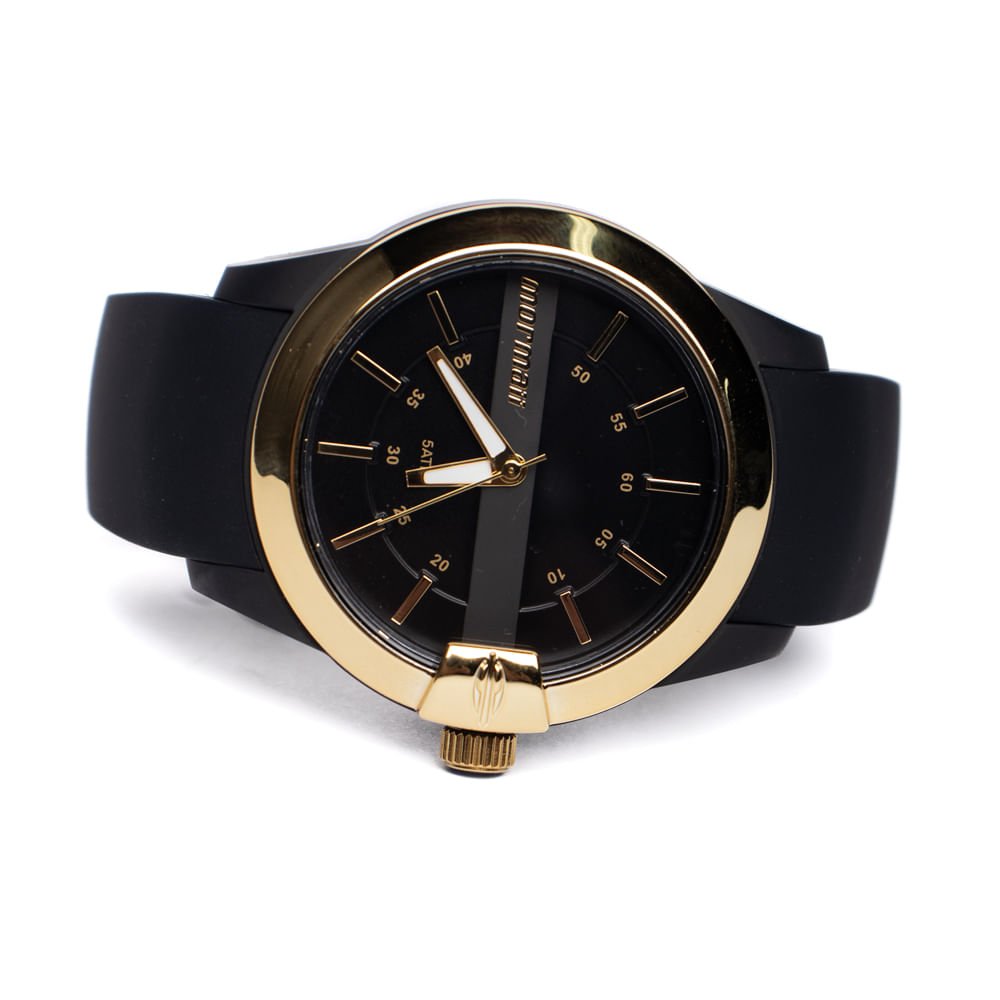 Relógio Feminino Mormaii Casual Analógico MOPC21JAG/8P Preto Preto 4