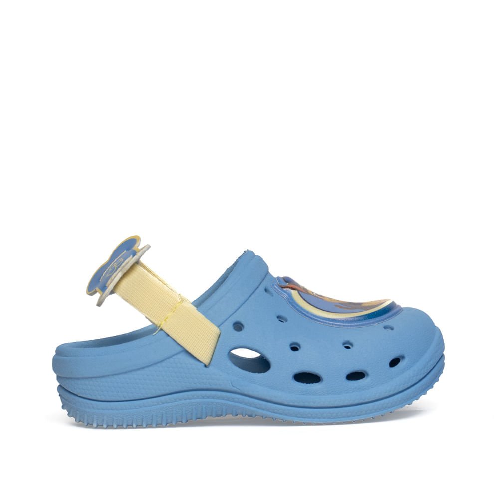 Sandália Babuche Infantil Grendene Patrulha Canina Baby Azul/Amarelo