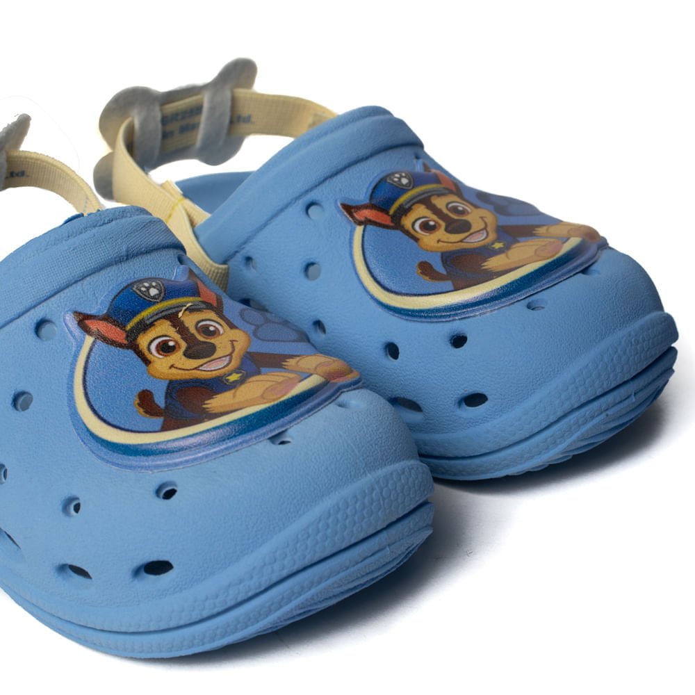 Sandália Babuche Infantil Grendene Patrulha Canina Baby Azul/Amarelo Azul/Amarelo 5