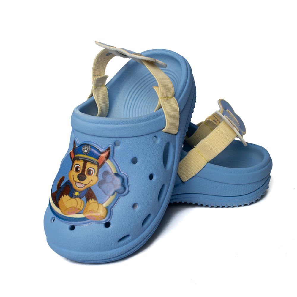 Sandália Babuche Infantil Grendene Patrulha Canina Baby Azul/Amarelo Azul/Amarelo 6