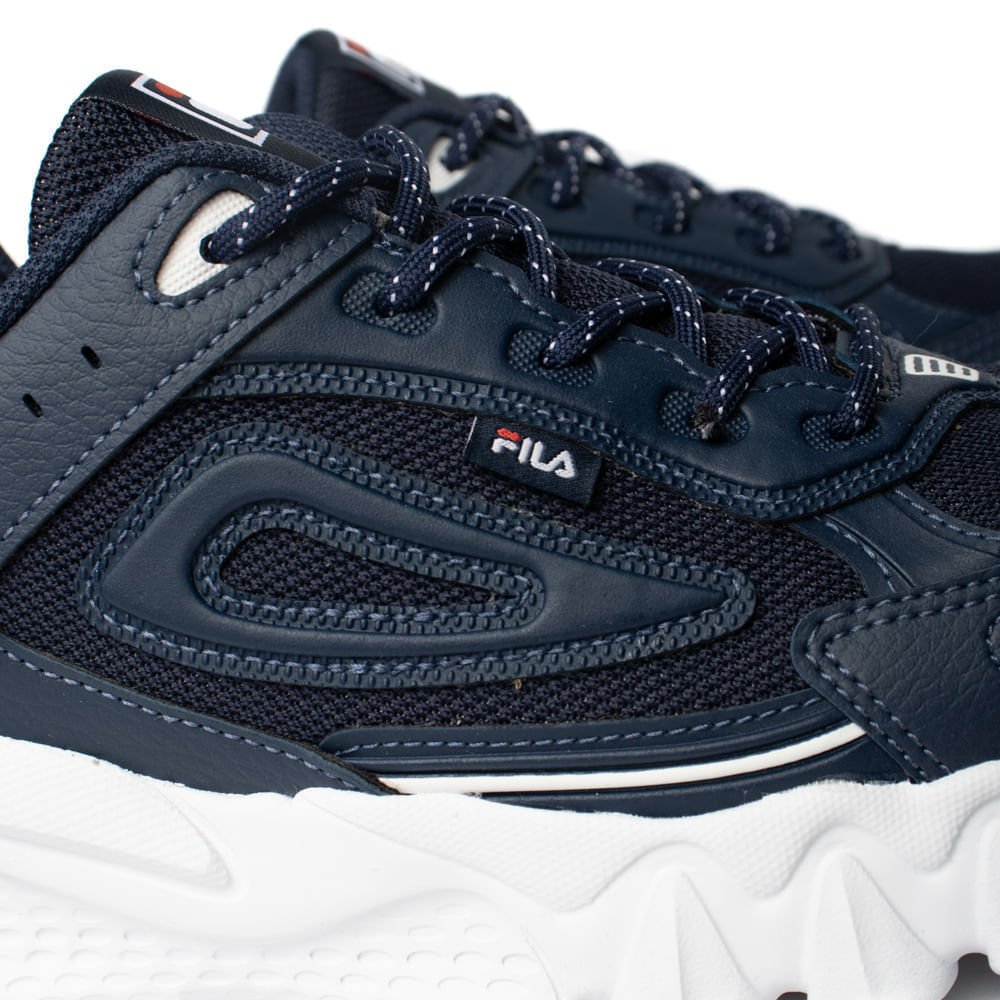 Tênis Masculino Fila Venture Tracer 2 Marinho/Branco Azul 4