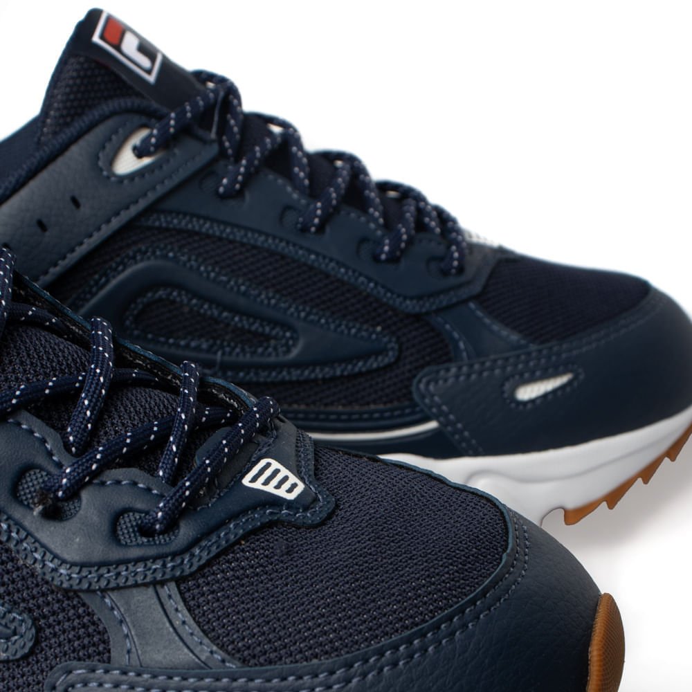 Tênis Masculino Fila Venture Tracer 2 Marinho/Branco Azul 5