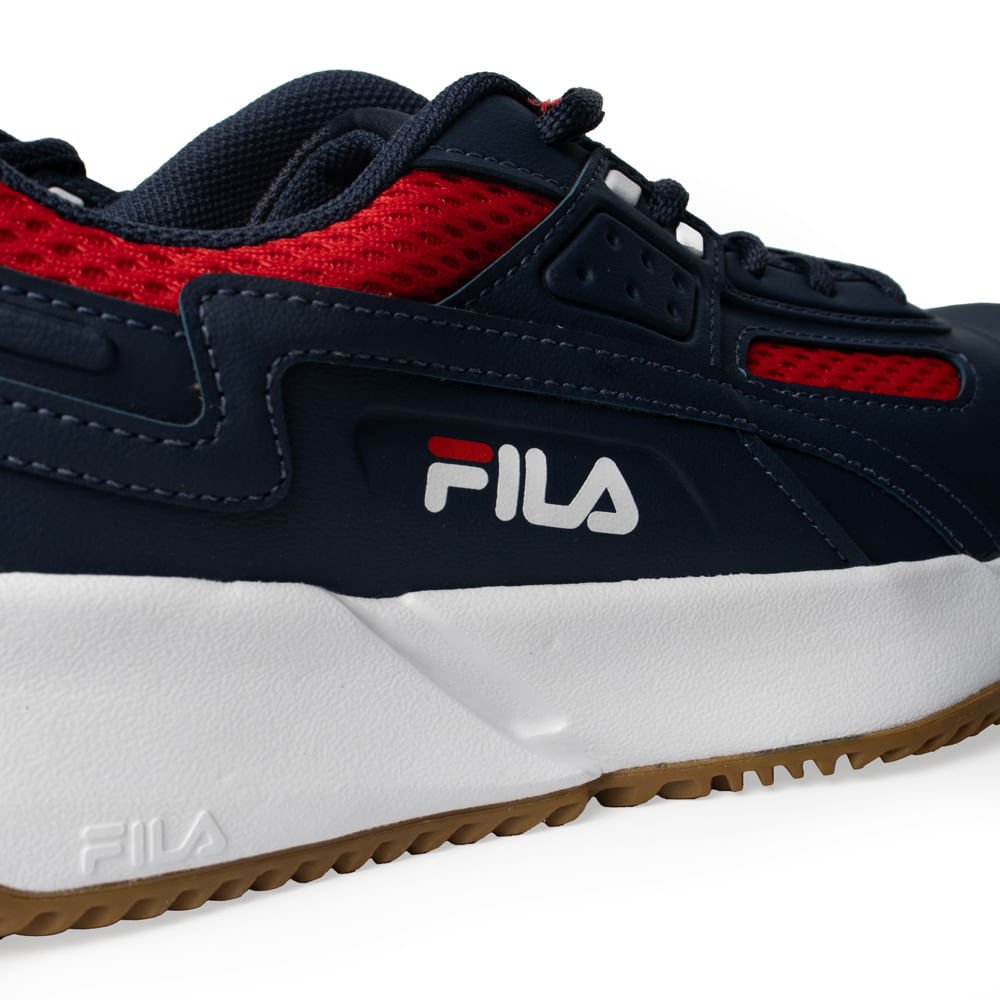 Tênis Masculino Fila Precision Marinho/Vermelho Marinho/Vermelho 6