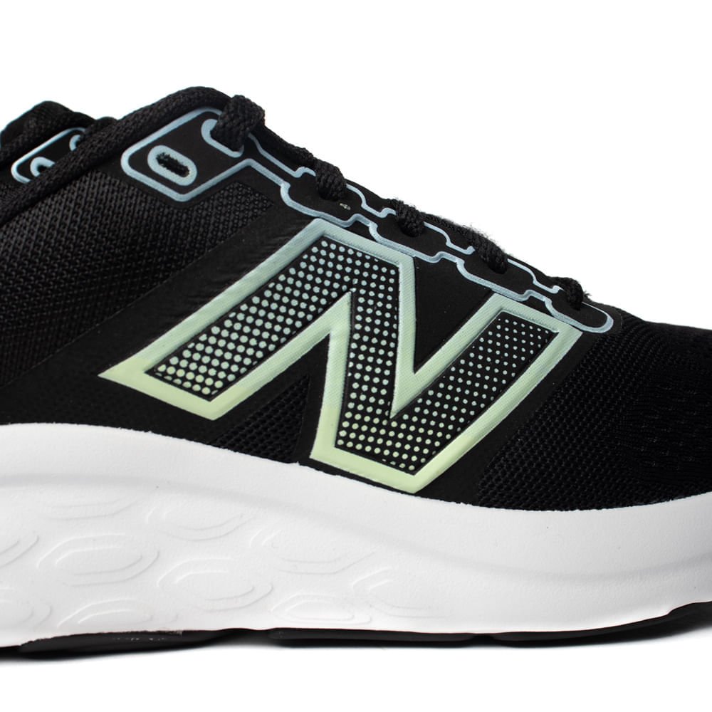 Tênis Feminino New Balance W460V4 ZK4 Logo Degradê Preto Preto 6