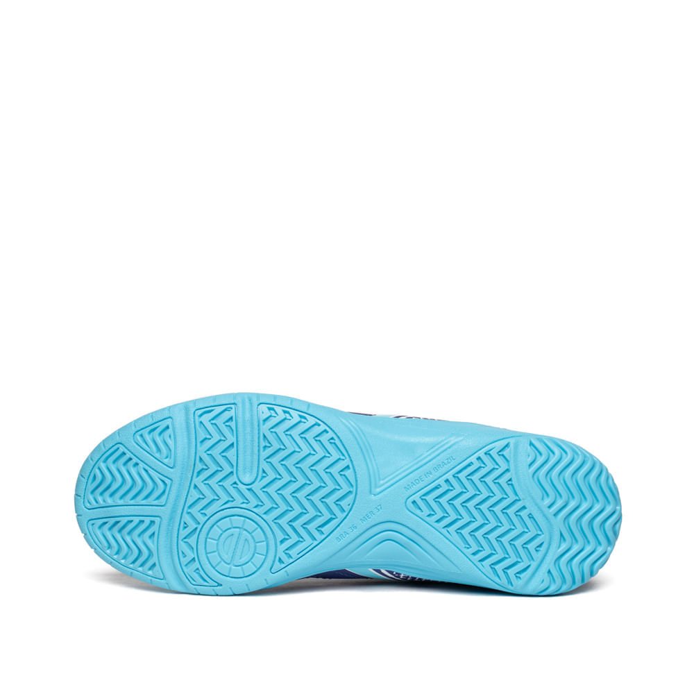 Chuteira Futsal Infantil Dray Indoor Spedy Azul/Azul Claro Azul/Vermelho 2