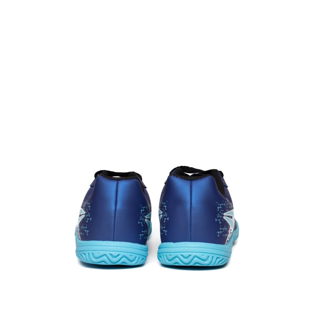 Chuteira Futsal Infantil Dray Indoor Spedy Azul/Azul Claro Azul/Vermelho 3