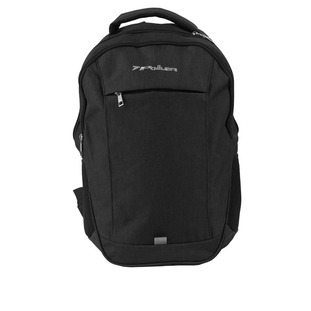 Mochila Unissex Poker Clássica Track Preto