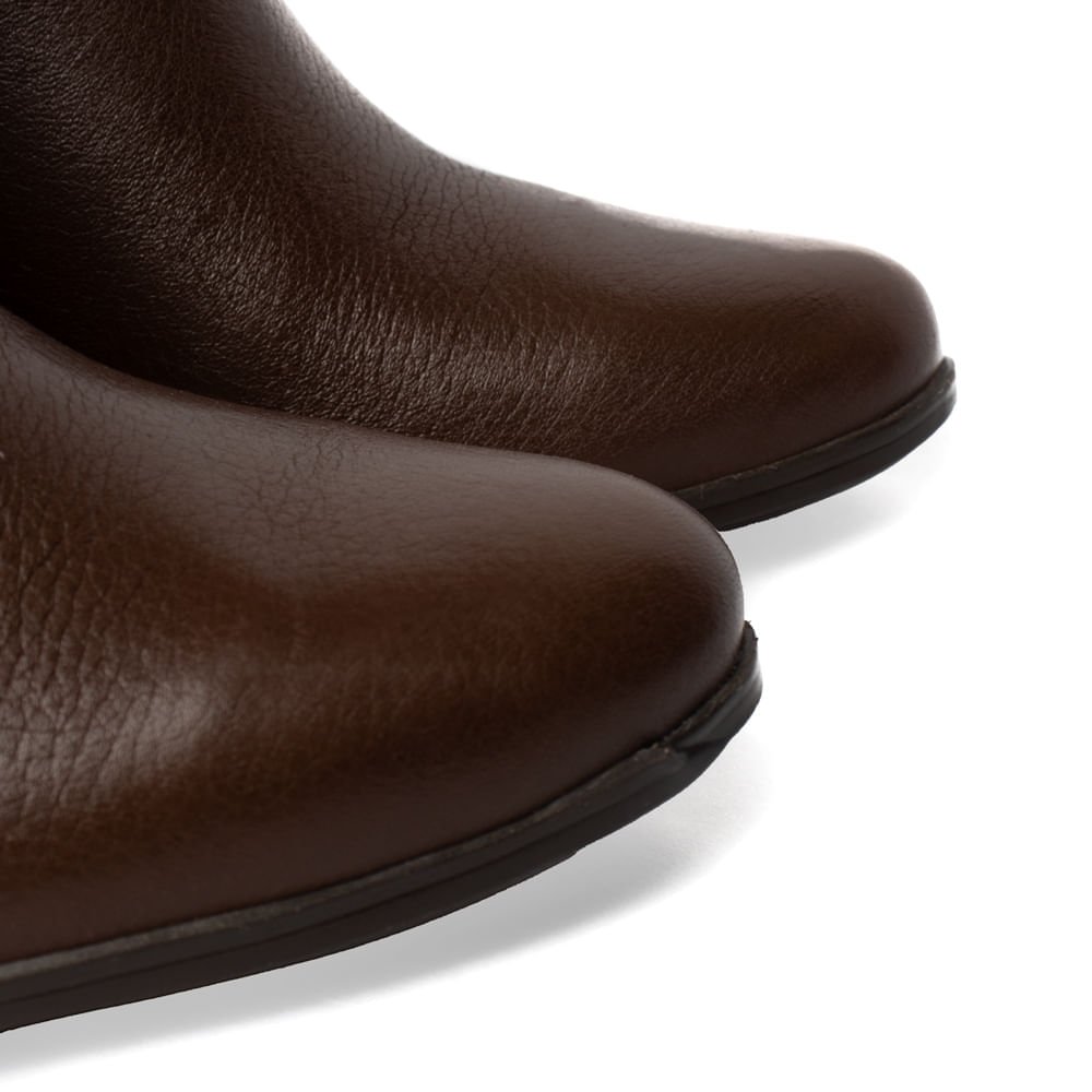 Bota Feminina Bottero de Couro Cano Curto Marrom Escuro Marrom Escuro 6