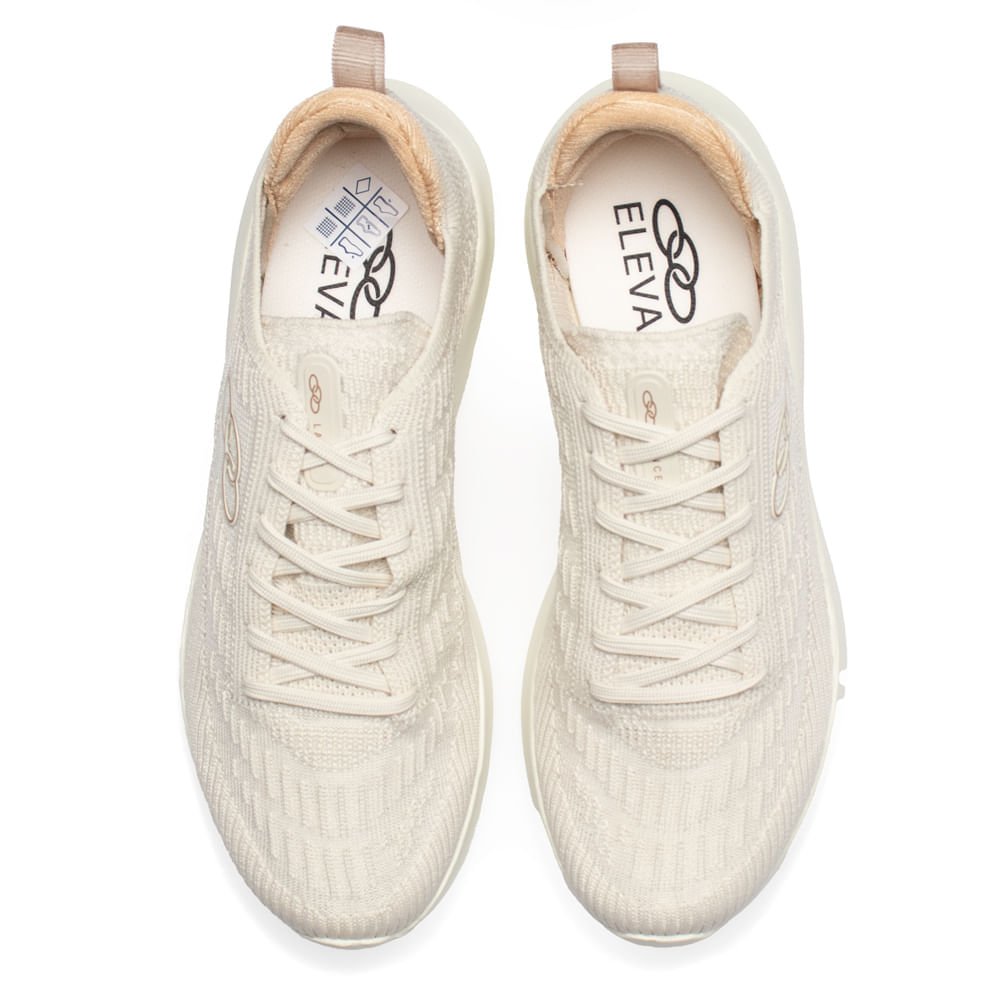 Tênis Feminino Olympikus Lance 370 Creme Bege 4