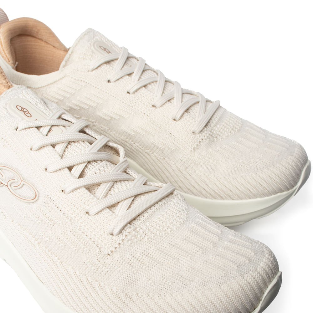 Tênis Feminino Olympikus Lance 370 Creme Bege 7