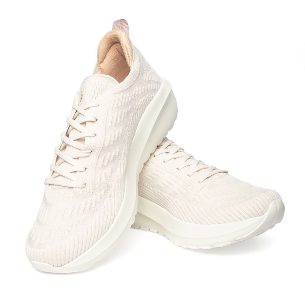 Tênis Feminino Olympikus Lance 370 Creme Bege 9