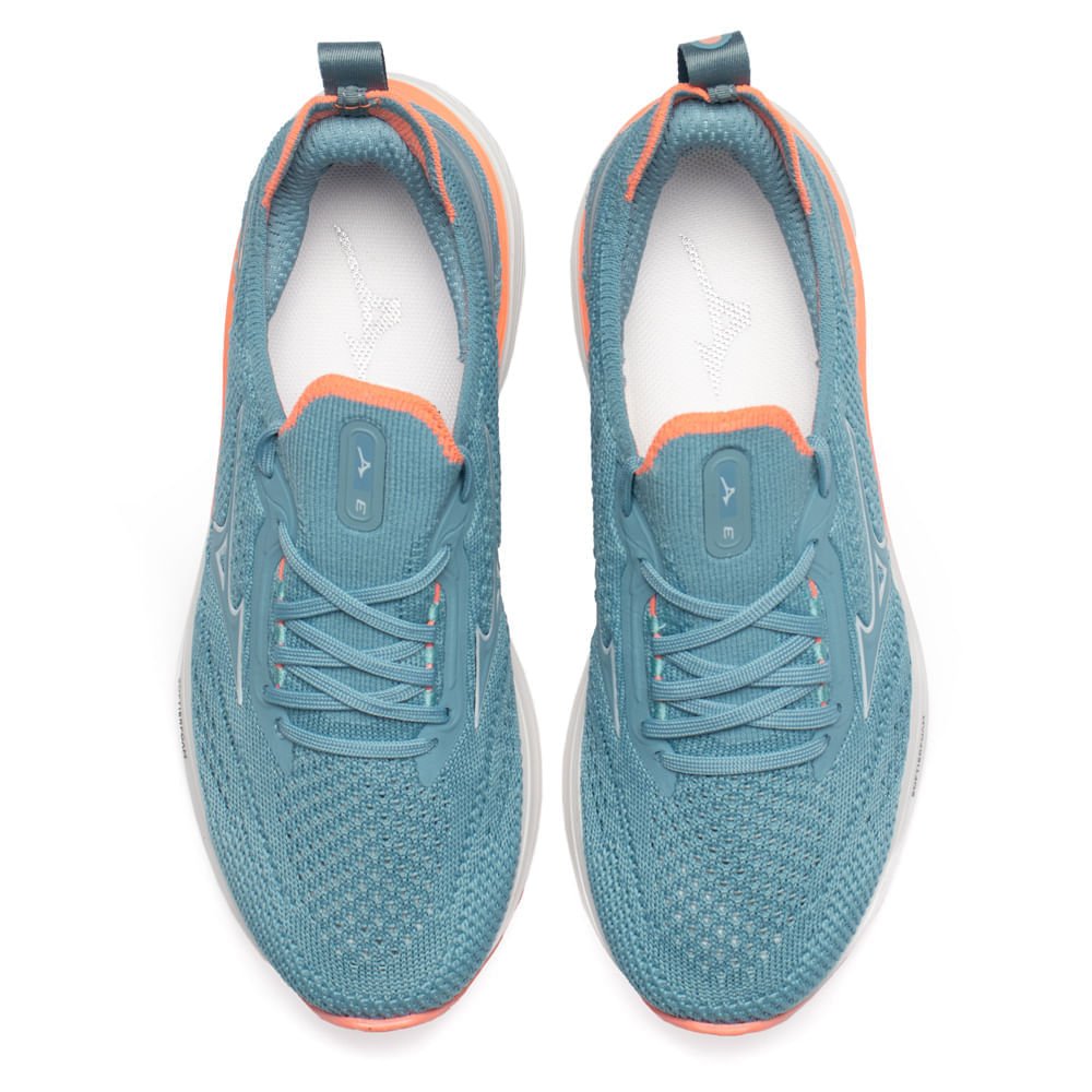 Tênis Infantil Mizuno Cool Ride 3 Junior Azul Claro/Rosa Claro Azul 4