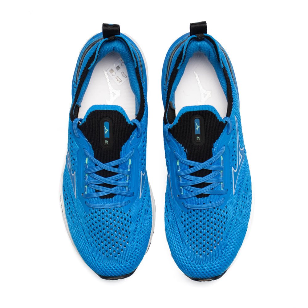 Tênis Infantil Mizuno Cool Ride 3 Junior Azul Royal/Preto Azul 4