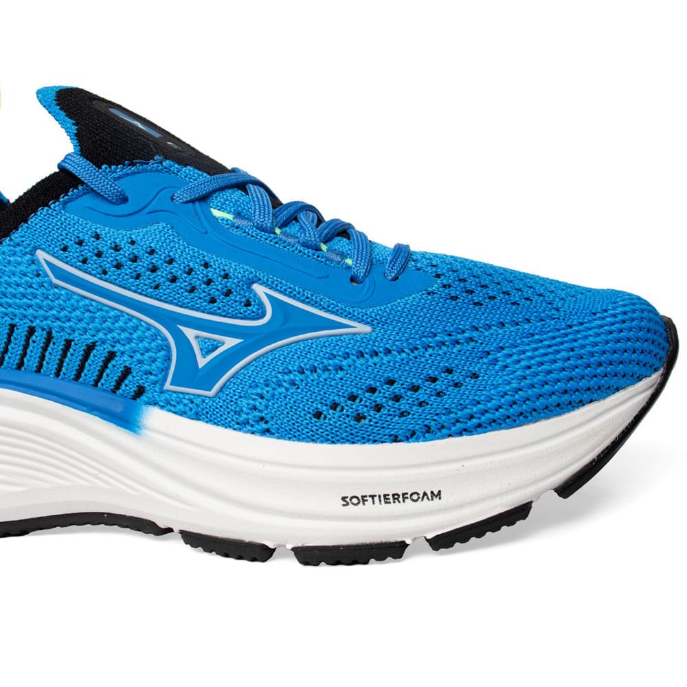 Tênis Infantil Mizuno Cool Ride 3 Junior Azul Royal/Preto Azul 6