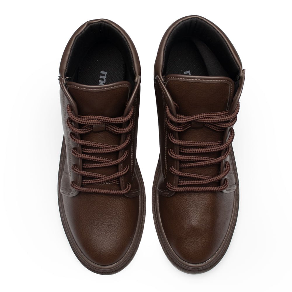 Coturno Feminino Moleca Tratorado Marrom Escuro Marrom Escuro 3