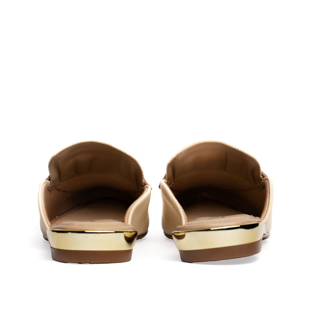 Mule Feminino Modare Napa Tressê Textura Creme Bege 3