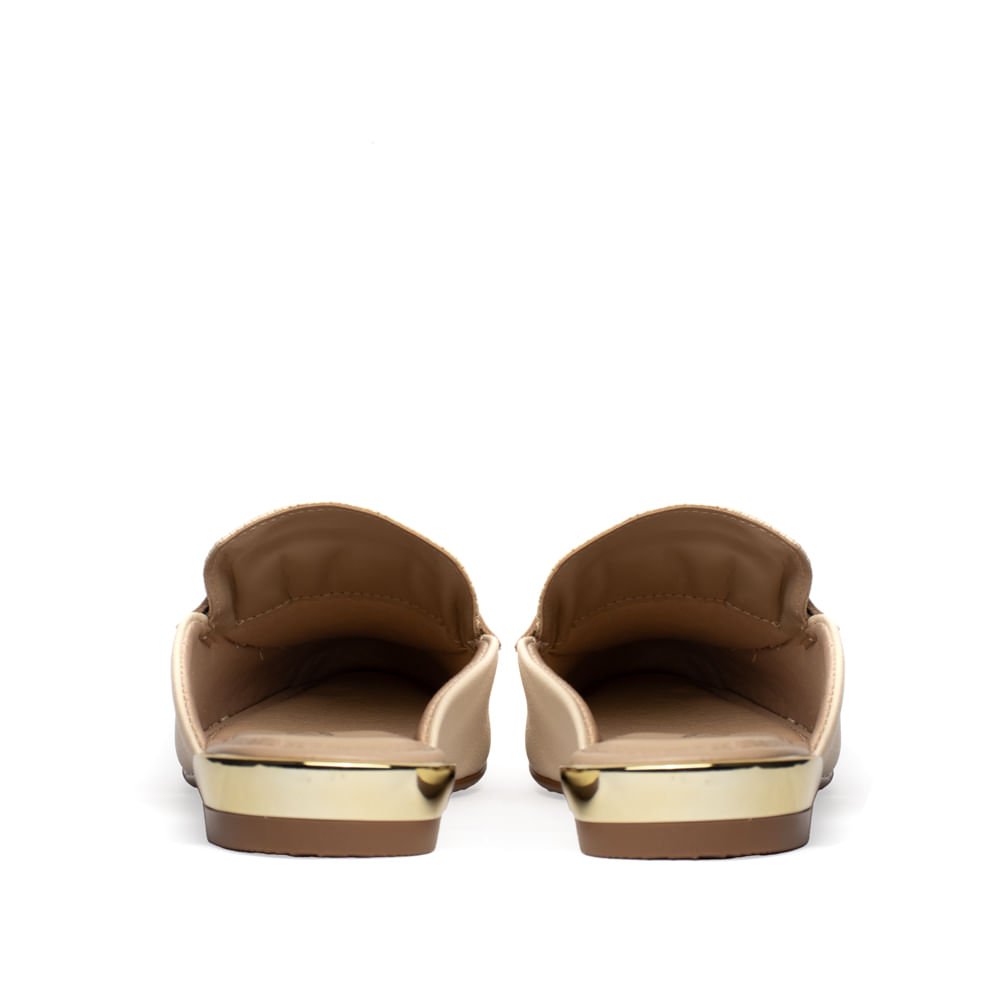 Mule Feminino Modare Napa Tressê Textura Creme Bege 8