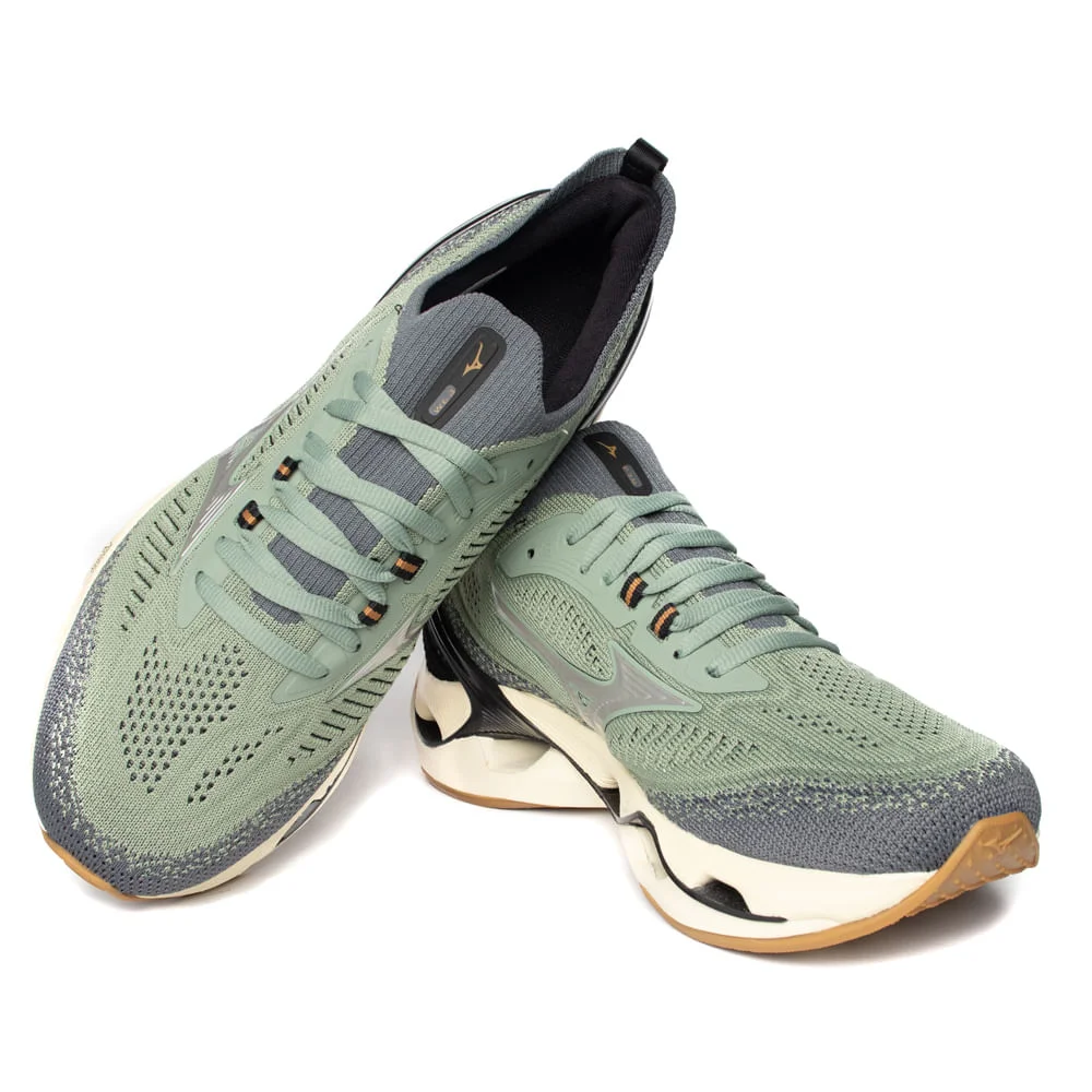 Tênis Masculino Mizuno Wave Endeavor 3 Verde Militar Verde 5