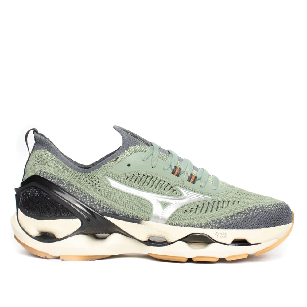 Tênis Masculino Mizuno Wave Endeavor 3 Verde Militar