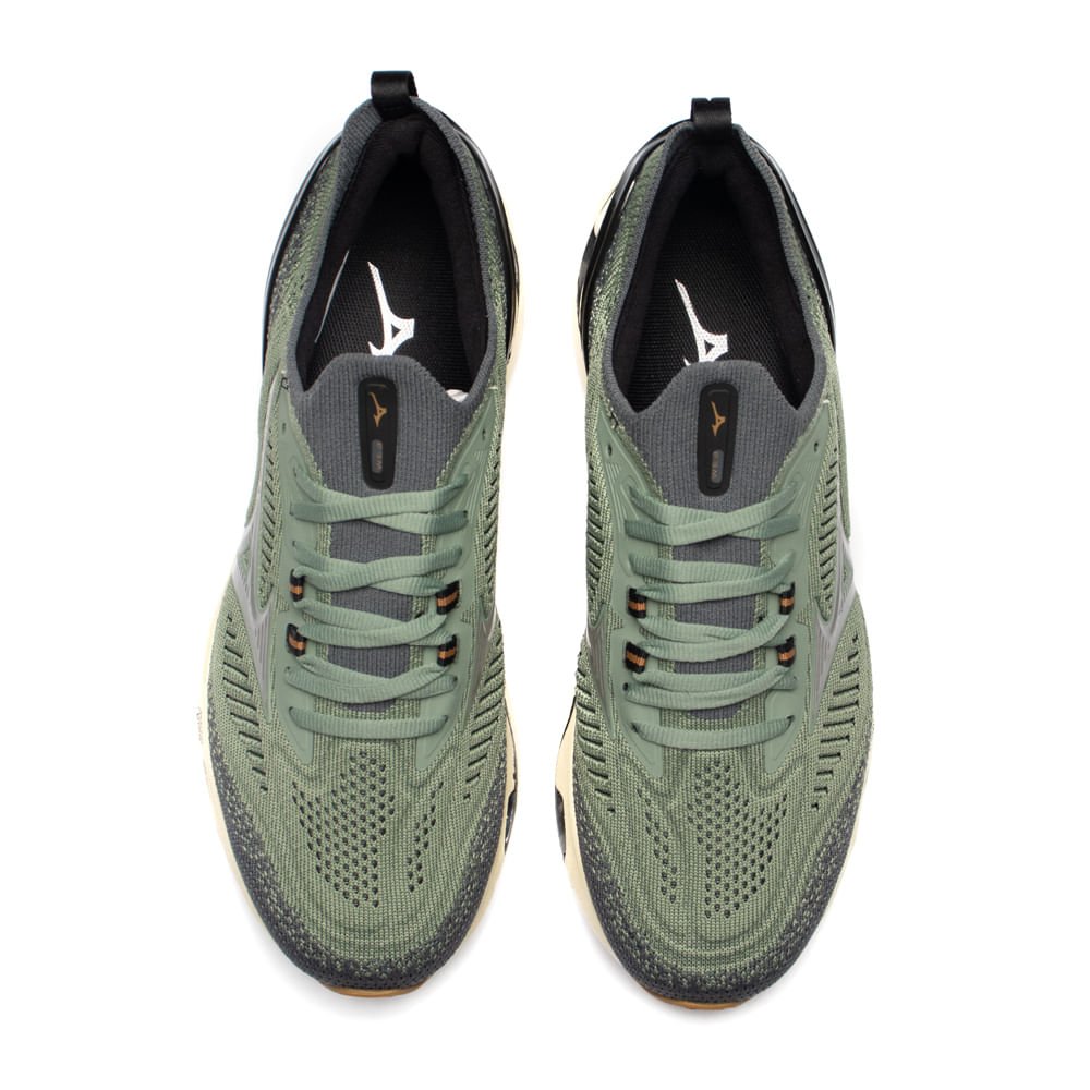 Tênis Masculino Mizuno Wave Endeavor 3 Verde Militar Verde 4