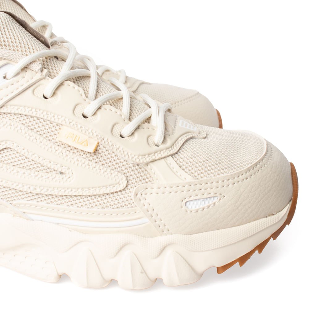 Tênis Feminino Fila Venture Tracer 2 Creme Bege 5