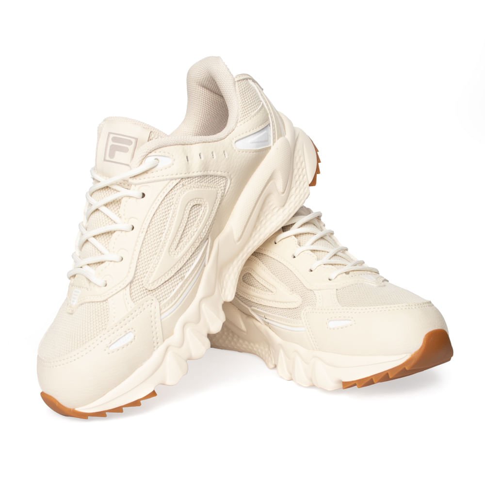 Tênis Feminino Fila Venture Tracer 2 Creme Bege 7
