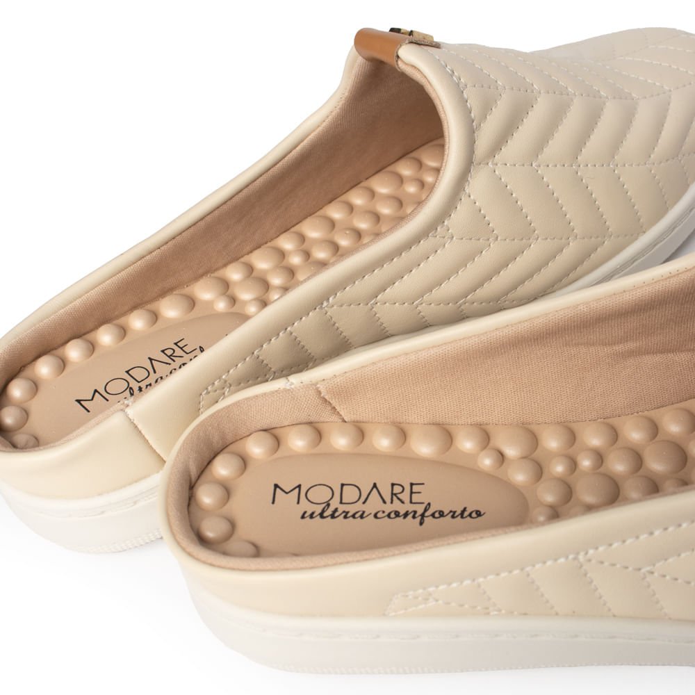 Sapatilha Feminino Modare Mule Napa Creme Bege 5