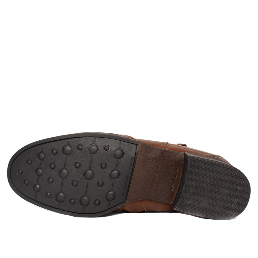 Bota Feminina Pegada em Couro Terracota Marrom 2