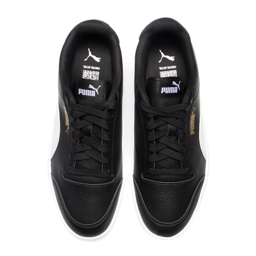 Tênis Masculino Puma Shuffle Preto/Branco Preto/Branco 4