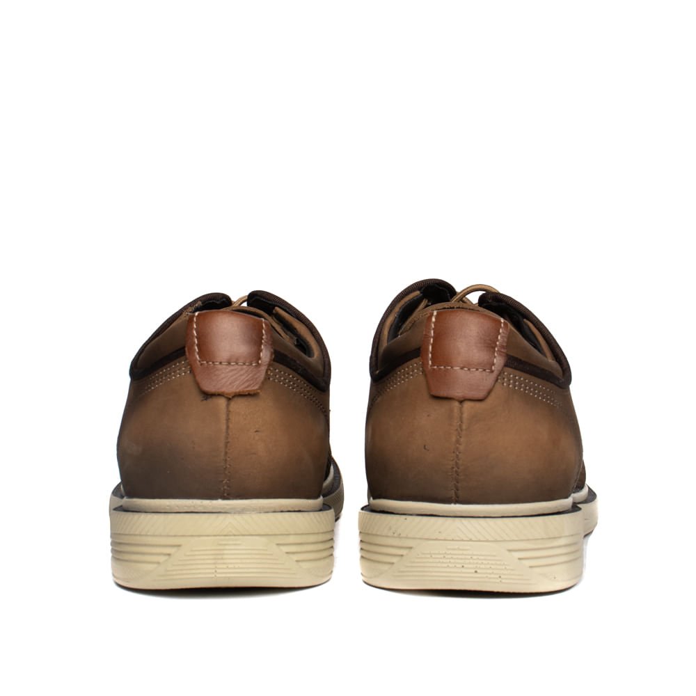 Sapato Masculino Pegada Parafinado Marrom Marrom 3
