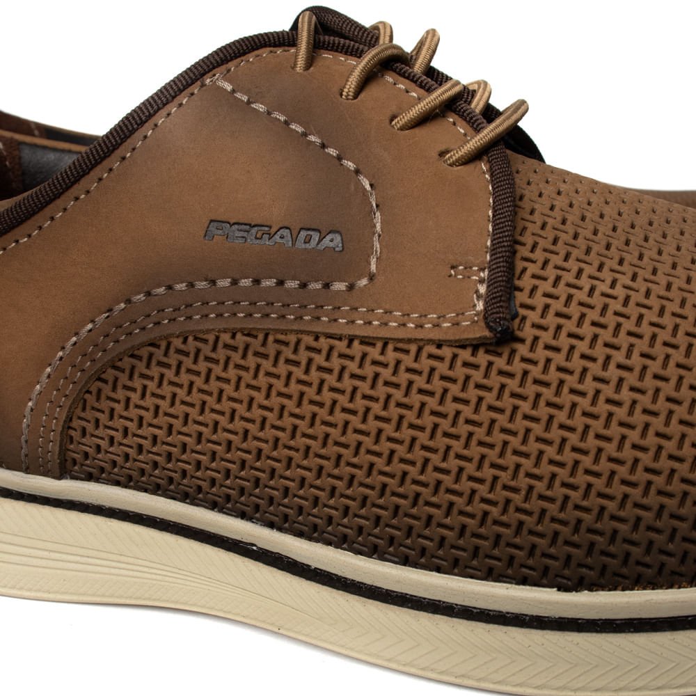 Sapato Masculino Pegada Parafinado Marrom Marrom 7