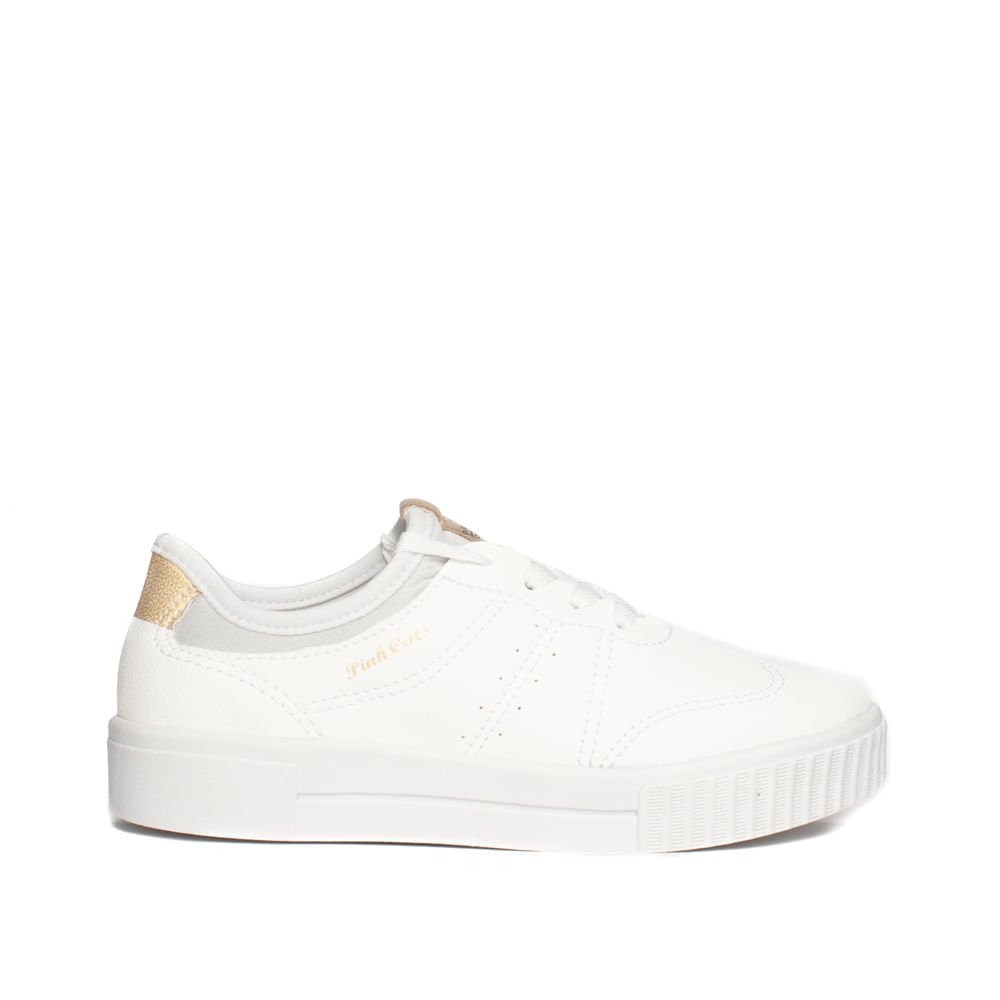 Tênis Pink Cats Napa Casual Branco