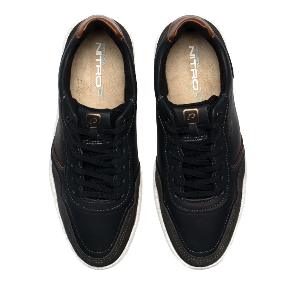 Sapatênis Masculino Pegada Casual Marinho/Branco Marinho/Branco 4