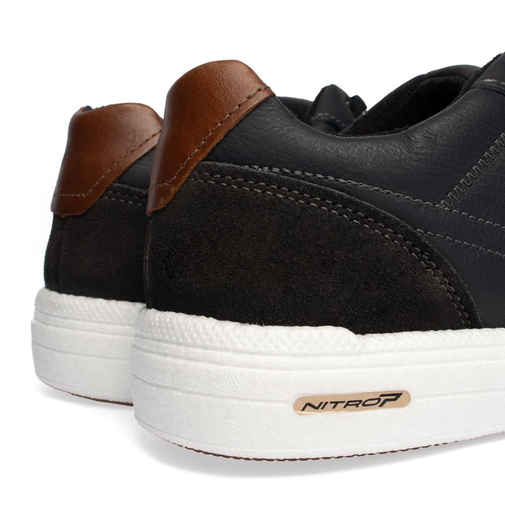 Sapatênis Masculino Pegada Casual Marinho/Branco Marinho/Branco 5