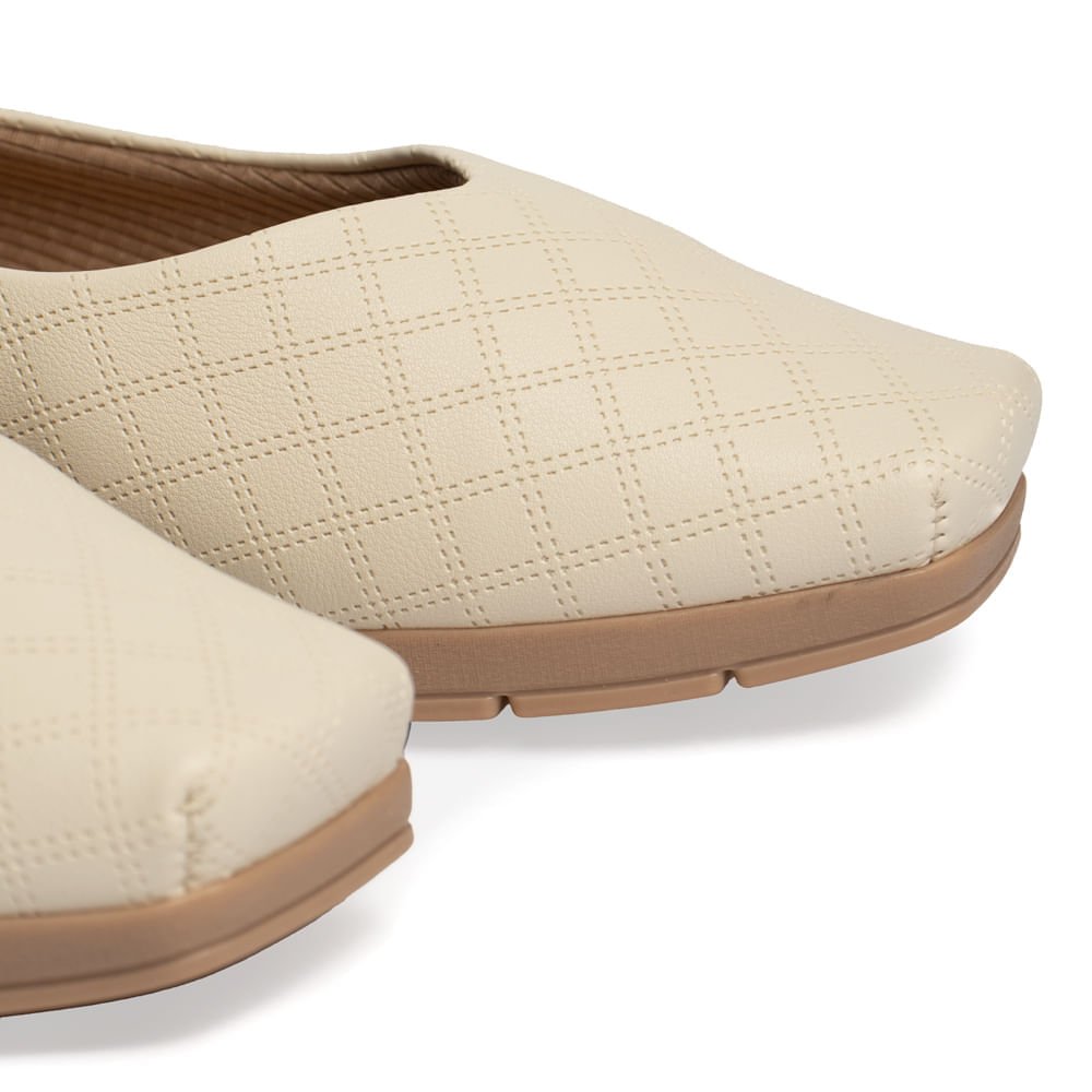 Sapato Feminino Picadilly Napa Bege Claro Bege 6