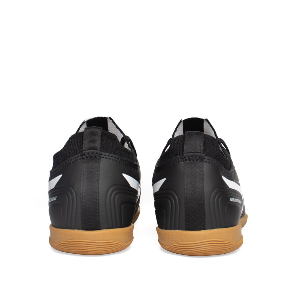 Chuteira Futsal Mizuno Juvenil Regent Preto/Branco Preto/Branco 3