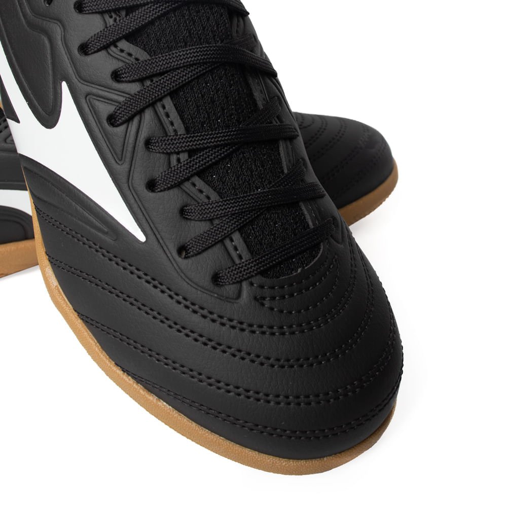Chuteira Futsal Mizuno Juvenil Regent Preto/Branco Preto/Branco 6