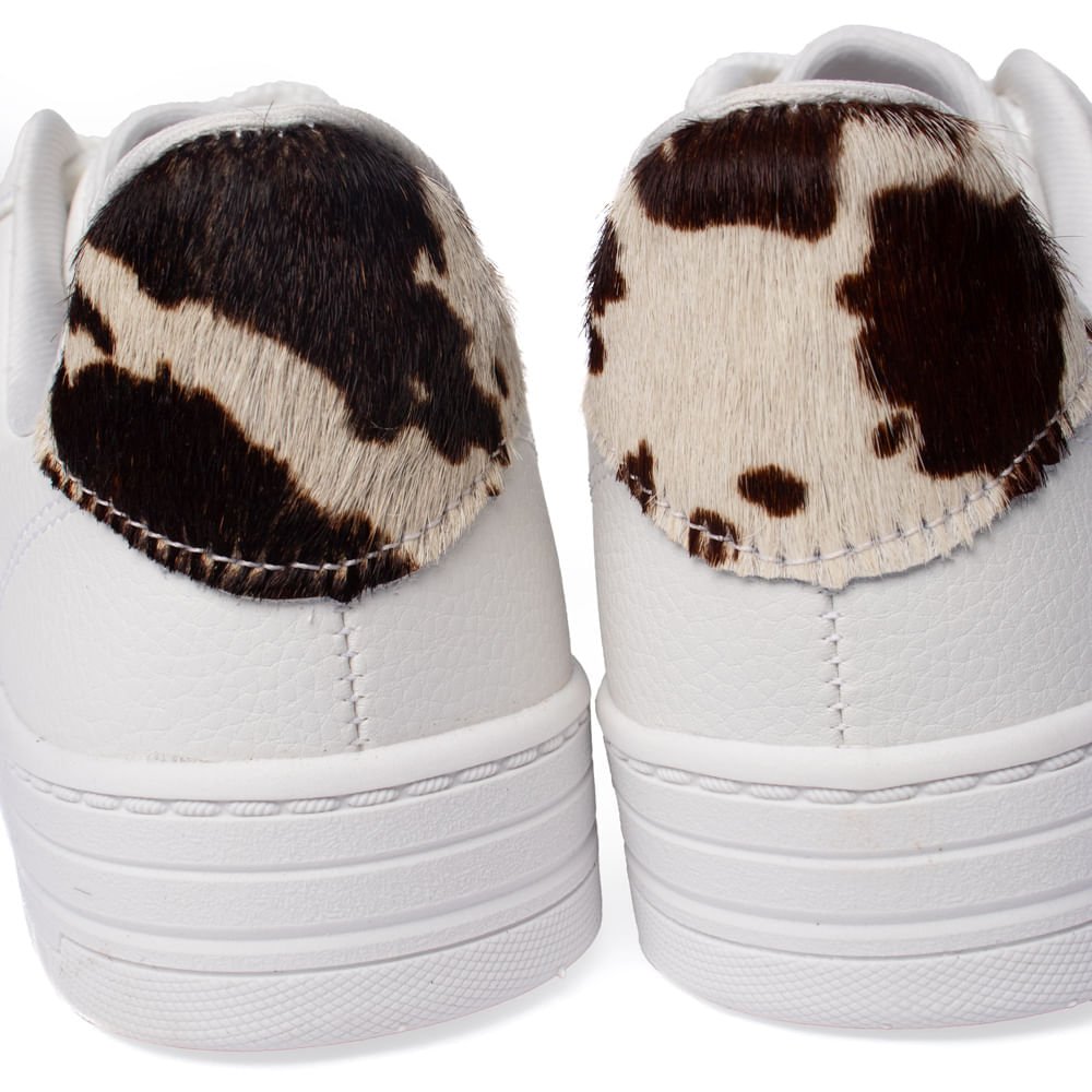 Tênis Feminino Dakota Casual Animal Print Branco Branco 7