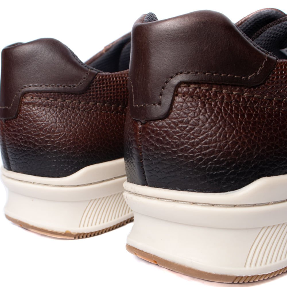 Sapato Masculino Pegada Dubai Napa Marrom Escuro Marrom Escuro 5