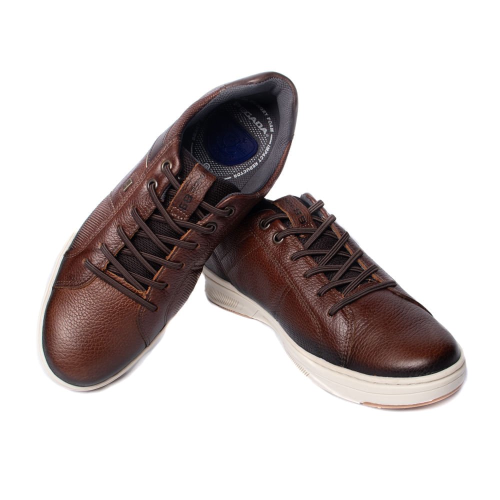 Sapato Masculino Pegada Dubai Napa Marrom Escuro Marrom Escuro 7