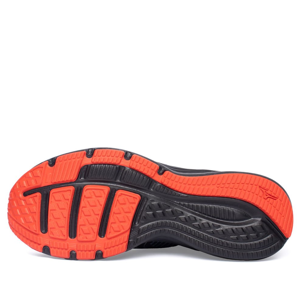 Tênis Masculino Mizuno Cool Ride 3 Preto/Vermelho Preto/Vermelho 2