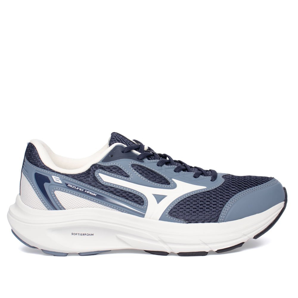 Tênis Masculino Mizuno Hawk 6 Branco/Marinho