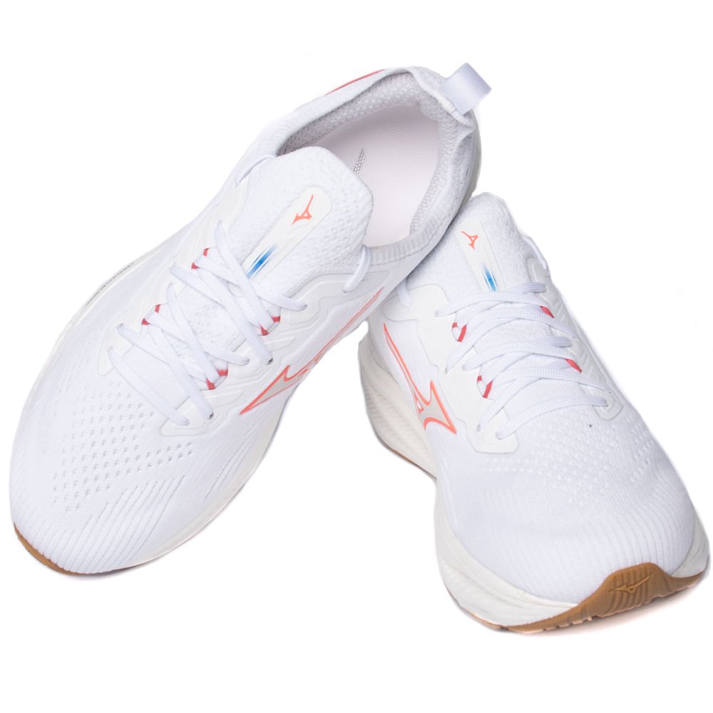 Tênis Feminino Mizuno Sunrise Branco/Rosa Branco/Rosa 7
