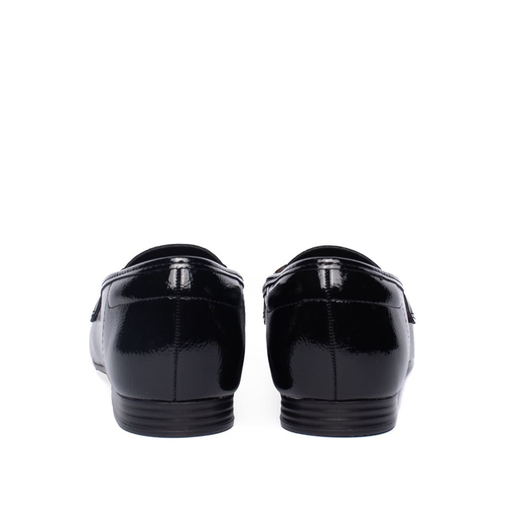 Mocassim Feminino Beira Rio Verniz Preto Preto 3
