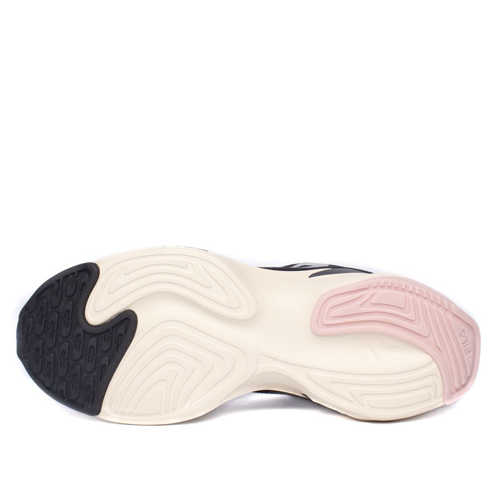 Tênis Feminino Fila Recovery Preto/Rosa Claro Preto/Rosa 2