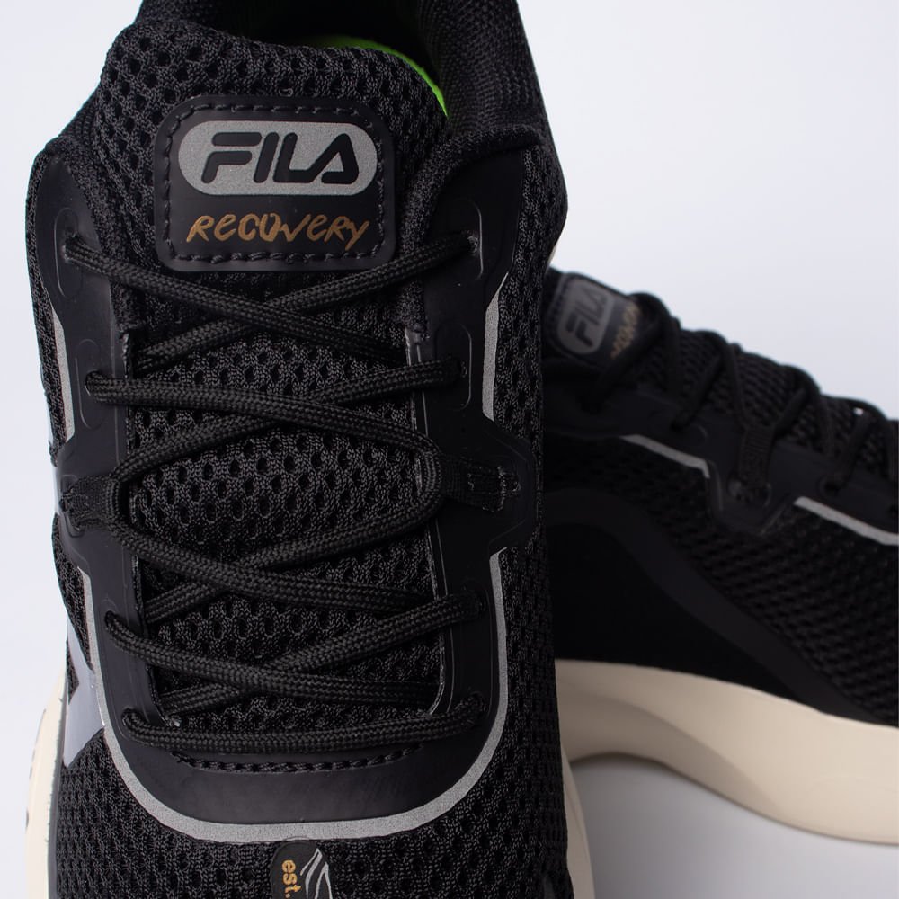 Tênis Feminino Fila Recovery Preto/Rosa Claro Preto/Rosa 7