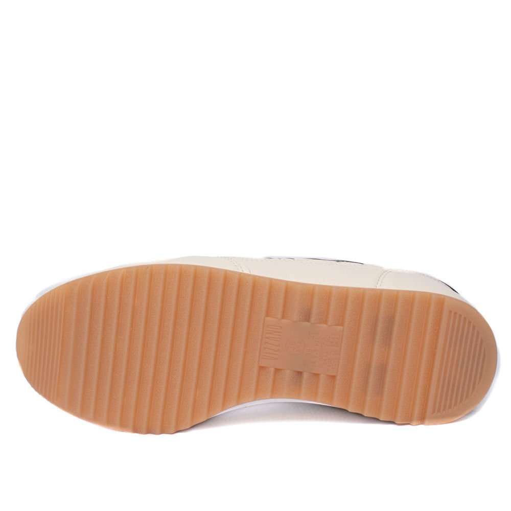 Tênis Feminino Vizzano Napa com Recortes Bege/Preto Bege/Preto 2
